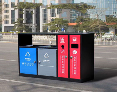 戶外分類果皮箱